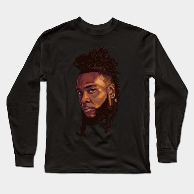 burna boy Long Sleeve T-Shirt by Carlart1 🎨